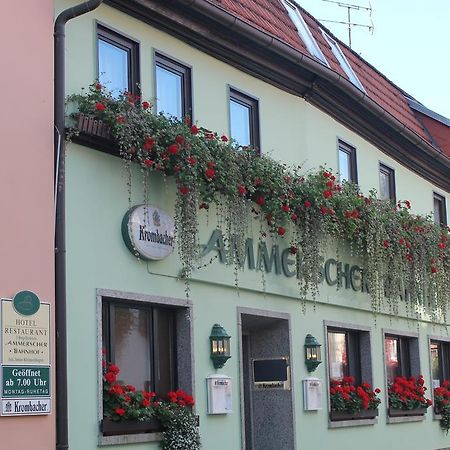 Ammerscher Bahnhof Hotel Mühlhausen Exterior foto