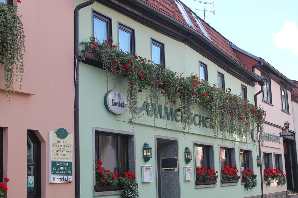 Ammerscher Bahnhof Hotel Mühlhausen Exterior foto