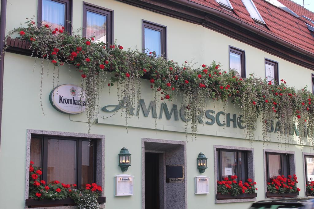 Ammerscher Bahnhof Hotel Mühlhausen Exterior foto